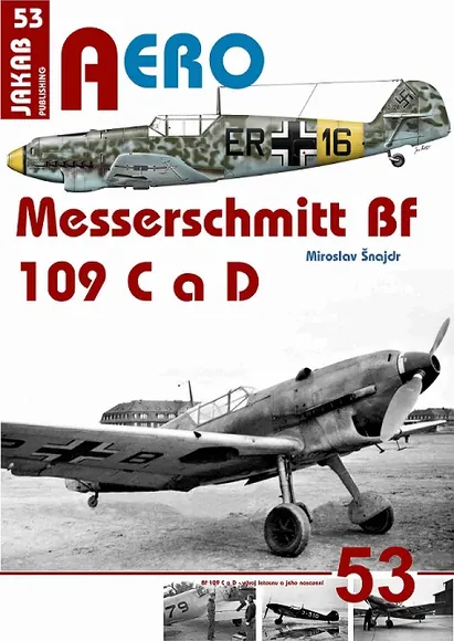 Obálka publikace Messerschmitt Bf 109 C a D