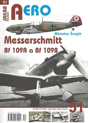Obálka publikace Messerschmitt Bf 109A a Bf 109B