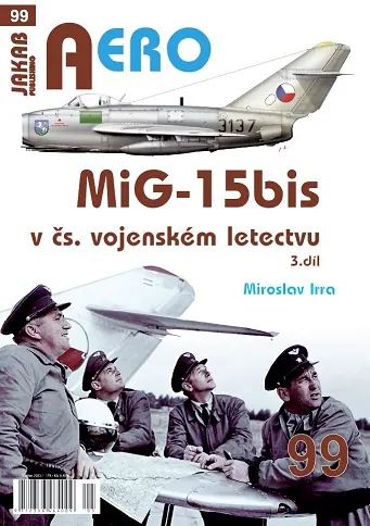 Obálka publikace MiG-15bis v čs. vojenském letectvu – 3. díl