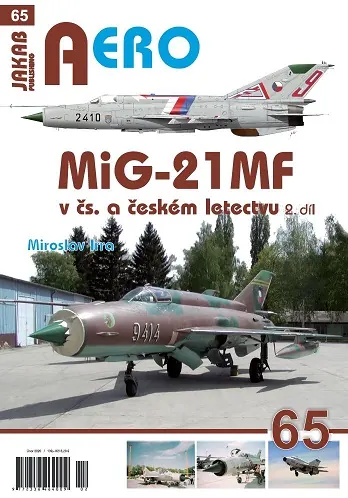 Obálka publikace MiG-21MF v čs. a českém letectvu – 2. díl