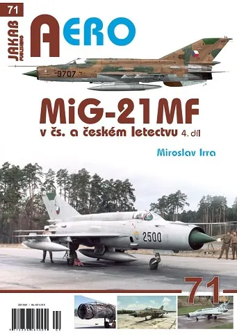 Obálka publikace MiG-21MF v čs. a českém letectvu – 4. díl