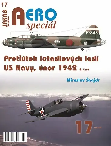 Obálka publikace Protiútok letadlových lodí US Navy, únor 1942 – 2. část