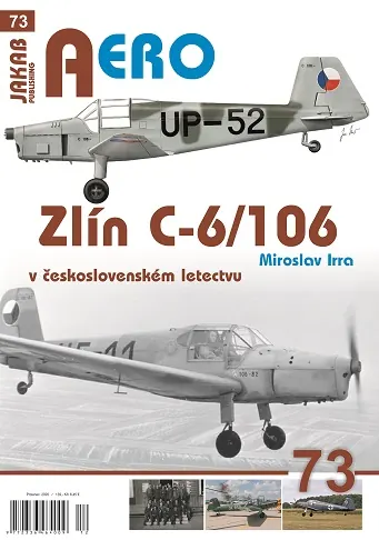 Obálka publikace Zlín C-6/106 v československém letectvu